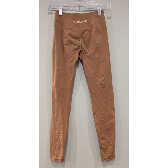 Alphalete Amplify Seamless Leggings in Mandarin Size Small - Picture 2 of 9